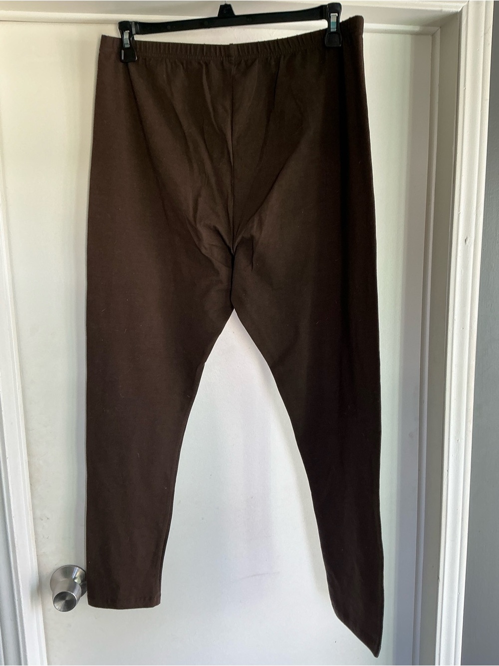 NWOT Massini Women’s plus size 1X Pull on Stretch leggings dark brown